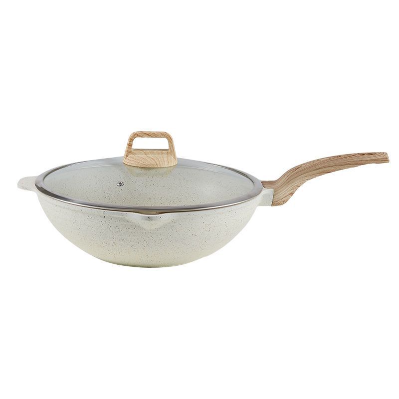 32CM Volcanic Rock Wok Set