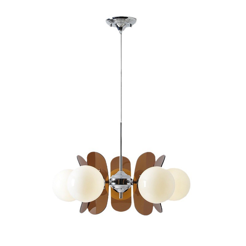 Retro Dining Room Chandelier Living Room Bedroom Eye Protection Chandelier - Image 9