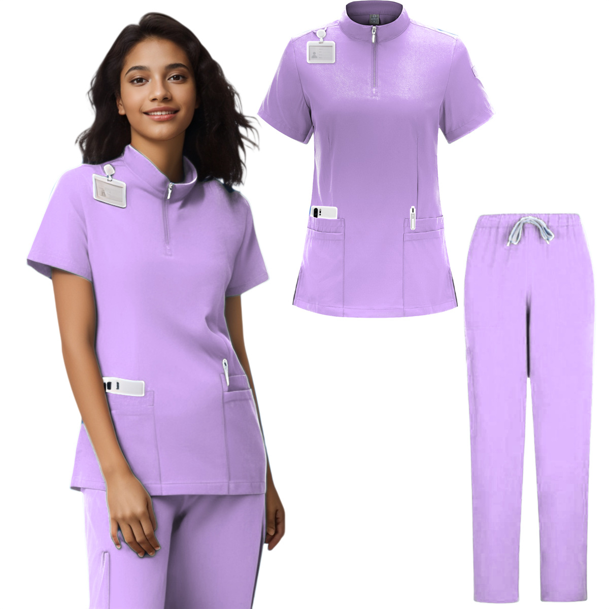 Womens Jogger Pants Hospital Pharmacy Workwear Set
