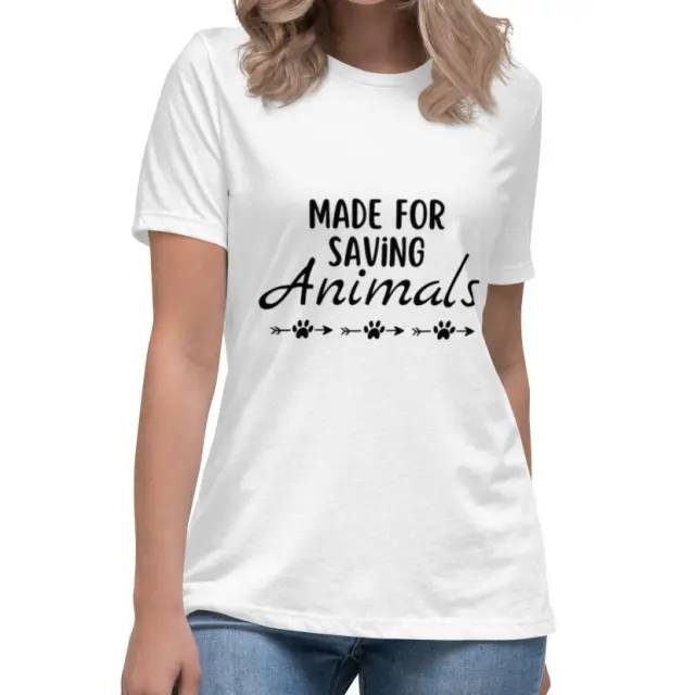 Made T shirts For Saving Animals White - Shop at LoveMi