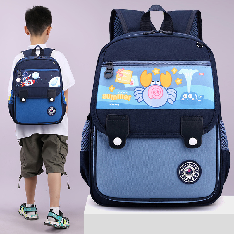 Large Class Preschool Cute Cartoon Boys And Girls Lightweight Primary Backpack — foto 20
