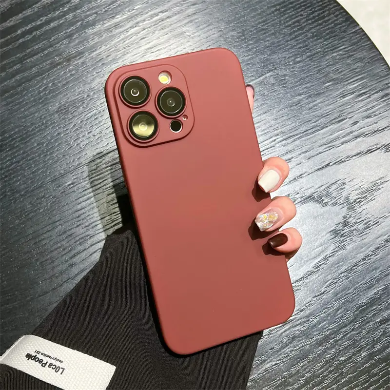 Matte Hard-shell Phone Case With Screen Protector