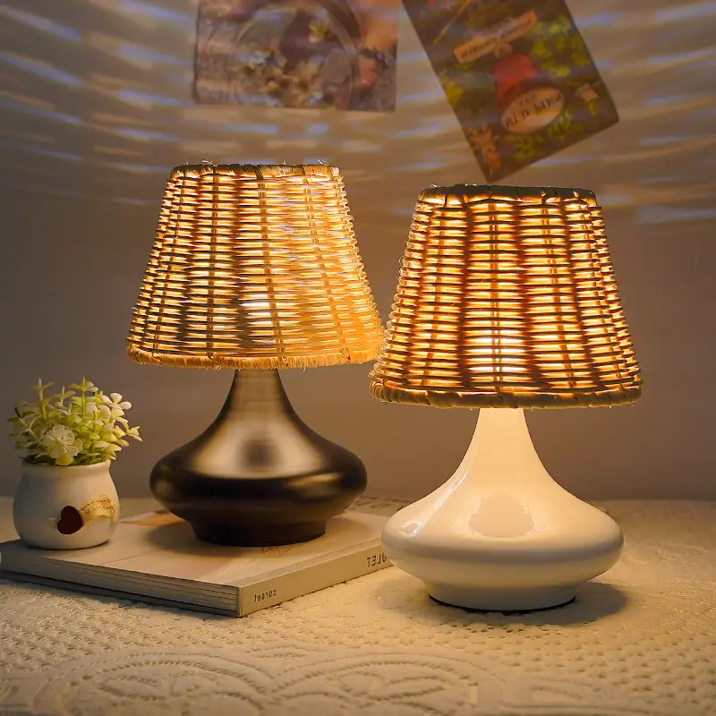 Bamboo Wood Art Compilation Ancient Chinese Style Night Light