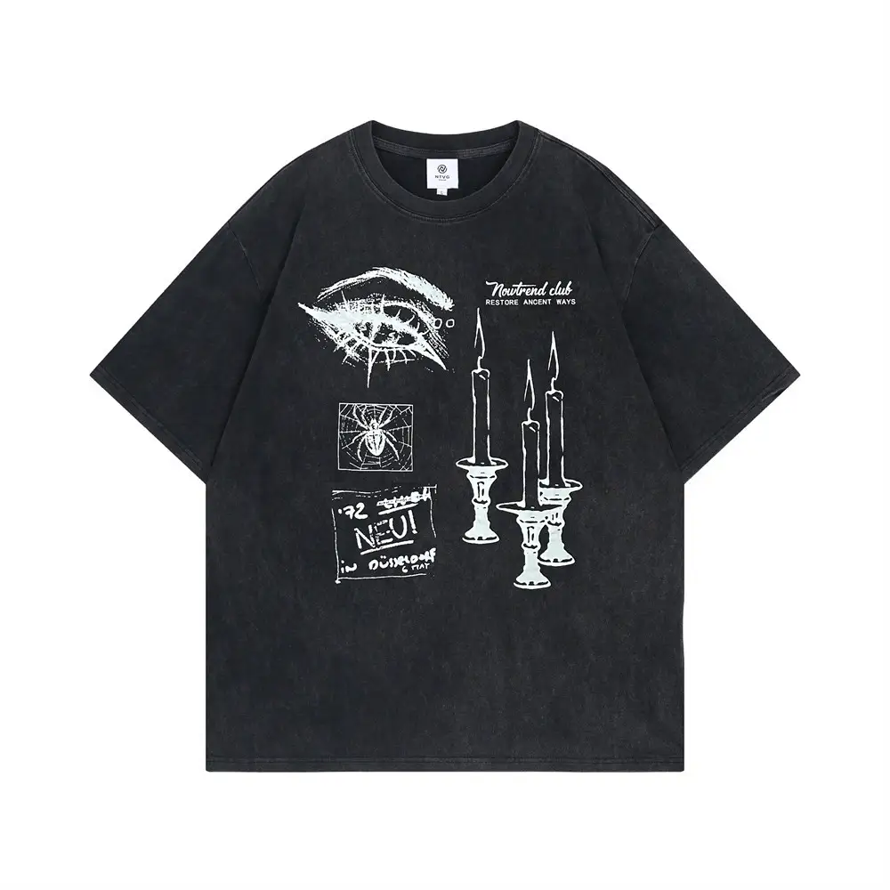 Abstract Dark Spider Web Short Sleeve