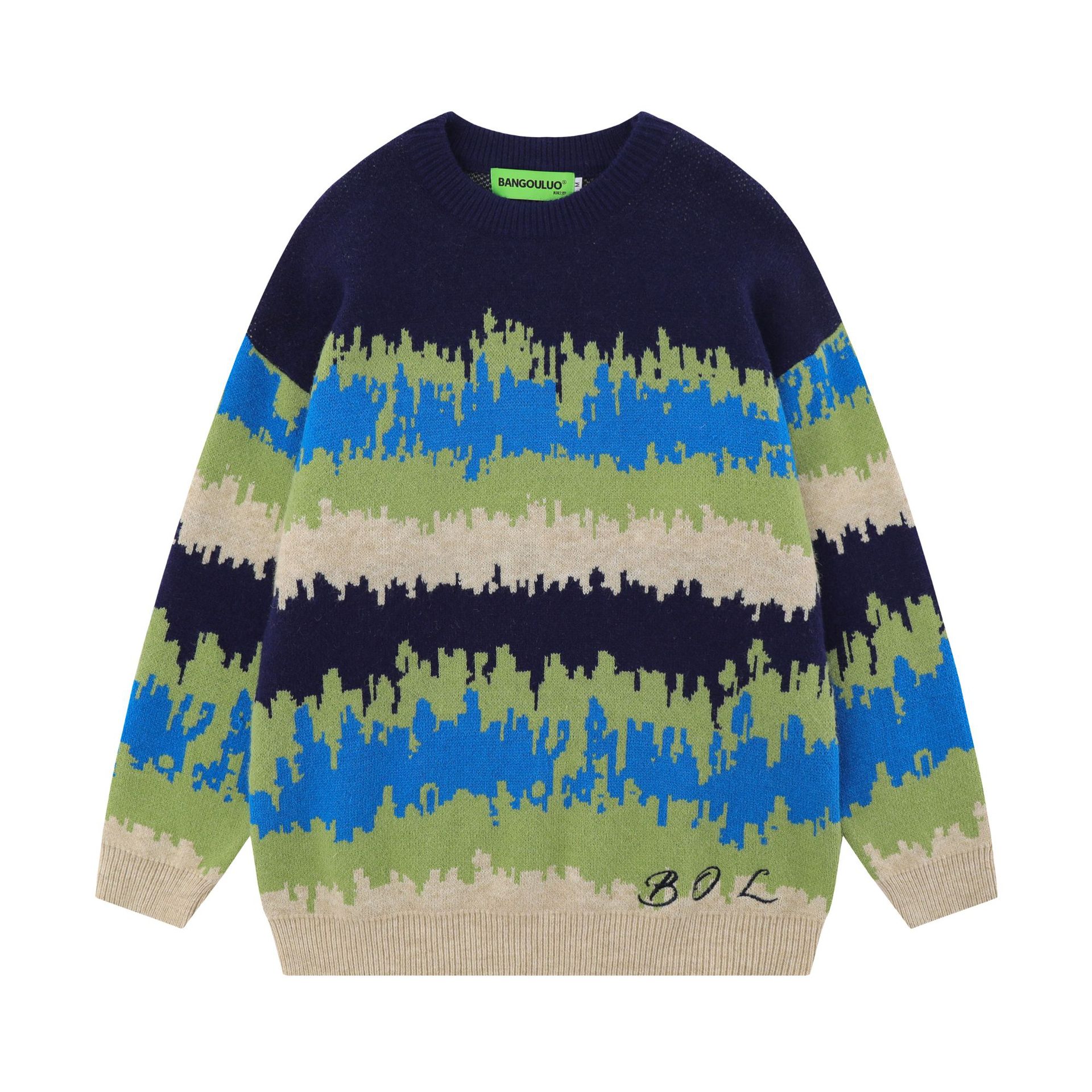 Women's Round Neck Knitted Sweater