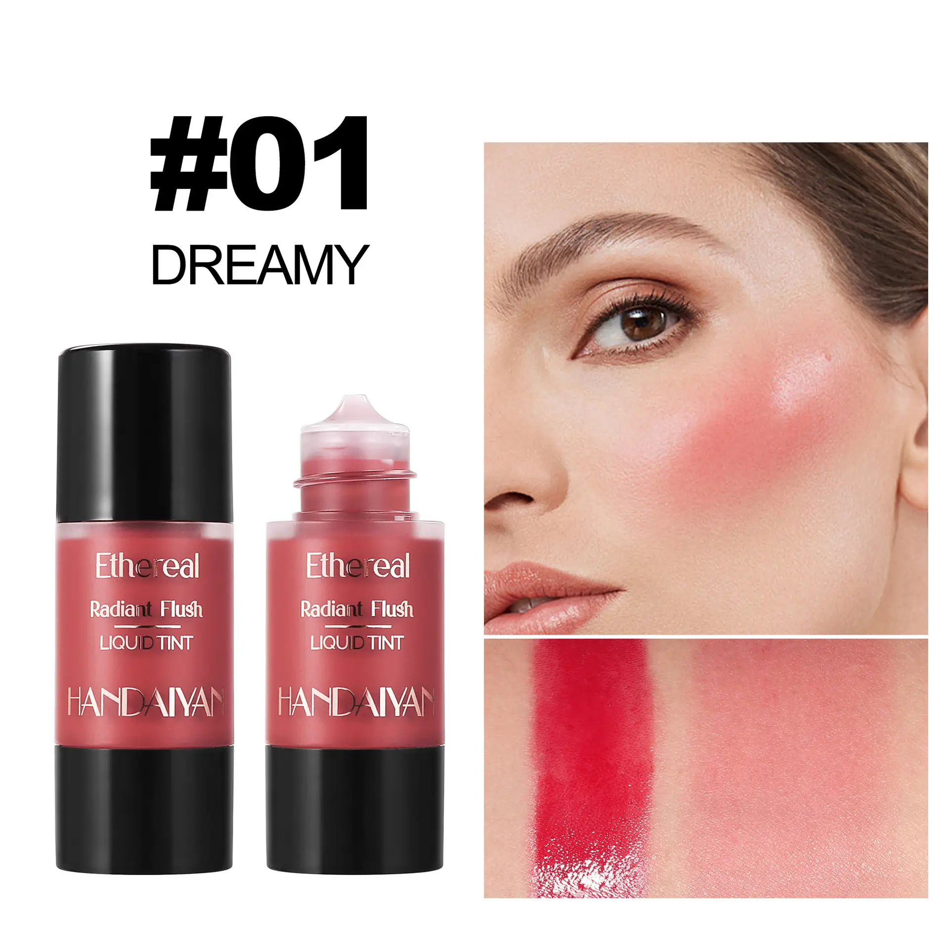 Liquid Blush Press Type 6 Colors Thin And Glittering