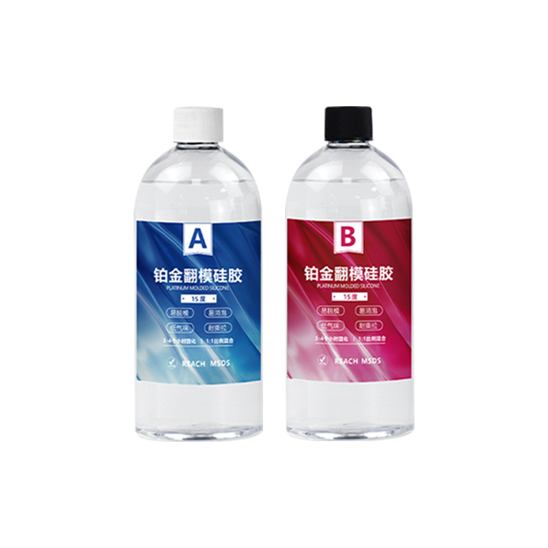 Liquid Platinum-catalyzed Semi-transparent Addition-cure Silicone Mold-making Silicone AB Adhesive