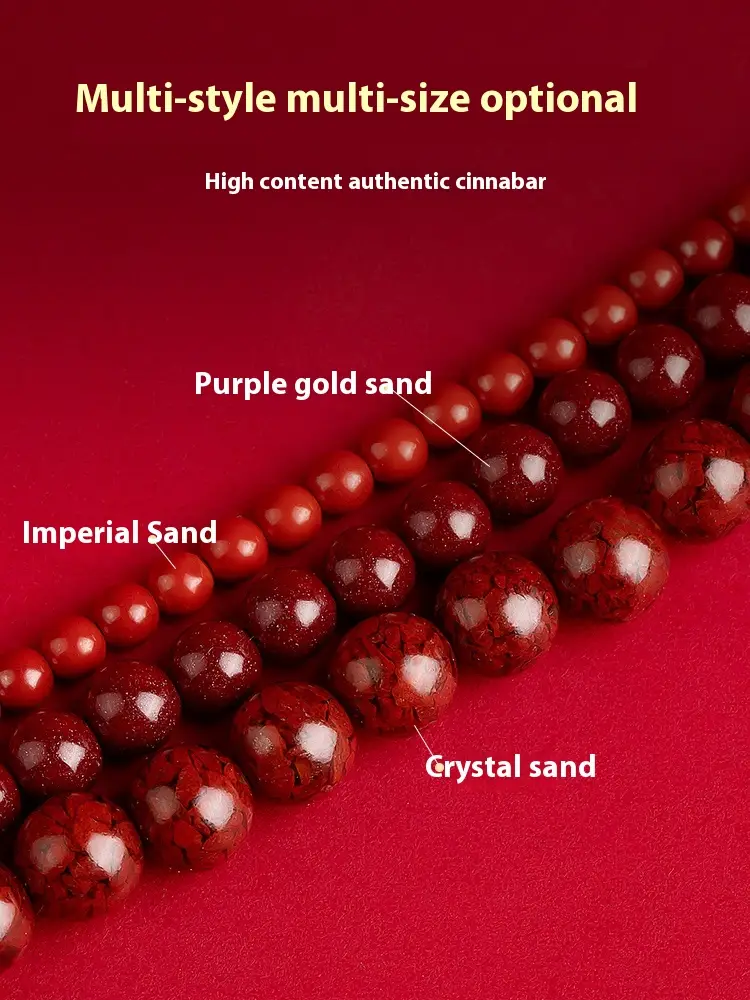 Natural Raw Ore High Purity Men's Birth Year Multi-circle Lucky Bracelet