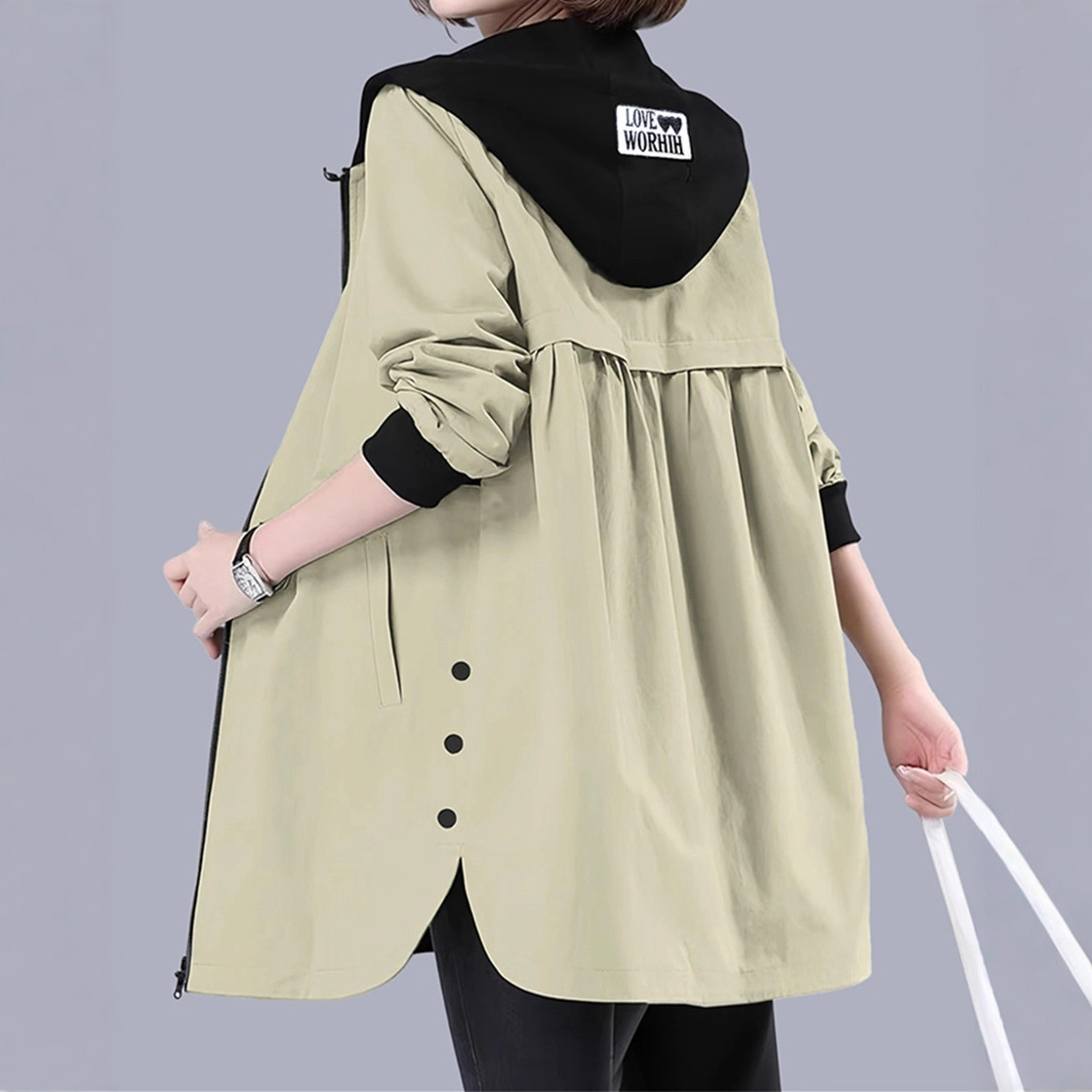 European And American Plus-Size Loose-Fitting Solid-Color Clothing — foto 2