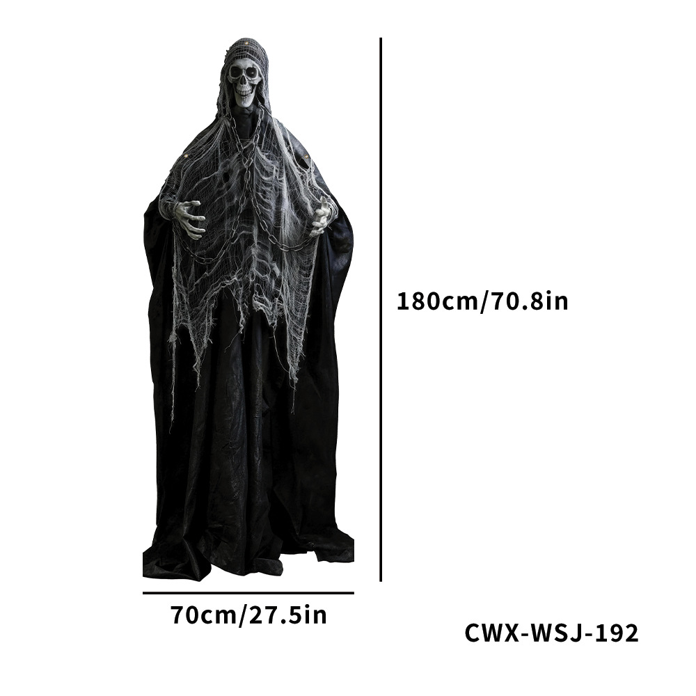 Halloween Gauze Ghost House Hanging Prop, picture 5 of 6