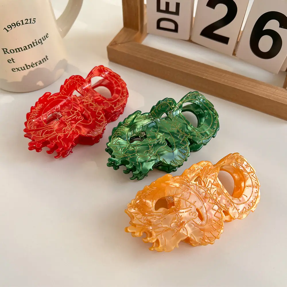 Barrettes New Chinese Style Niche Temperament Acetate Hairpin Barrettes
