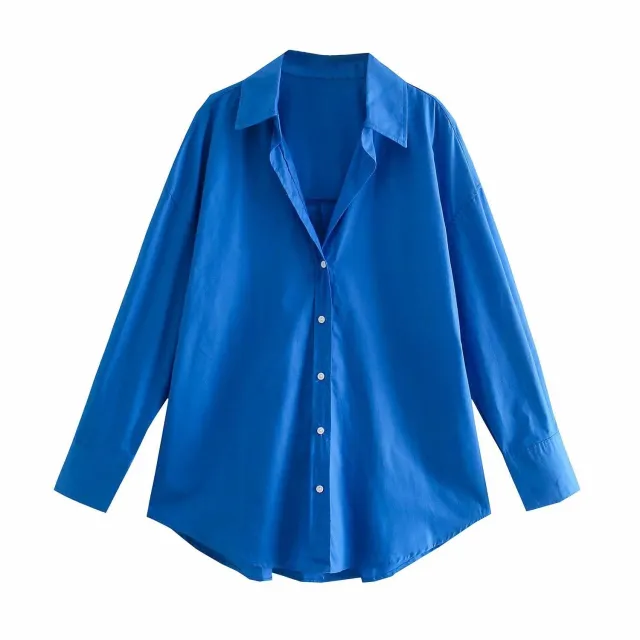 Urban Casual Multi color Poplin Shirt Blue - Shop at LoveMi