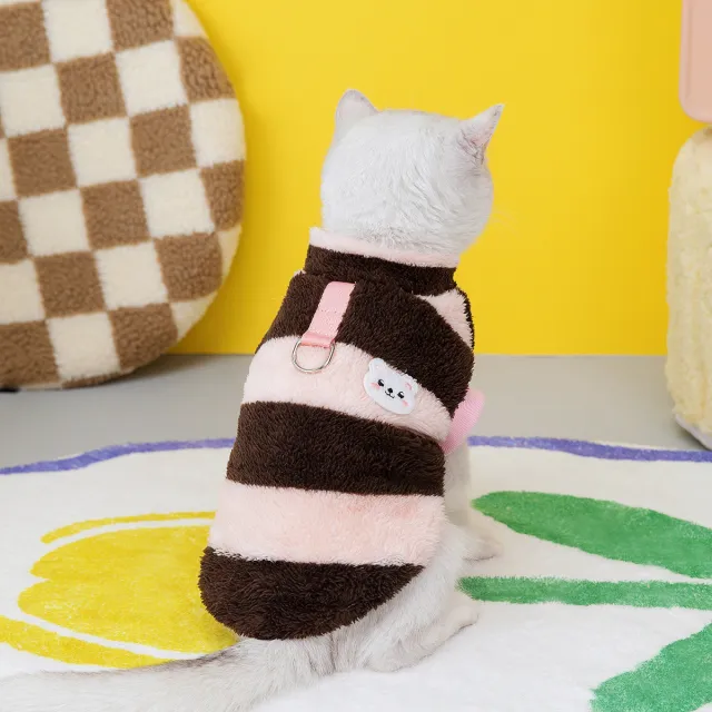 Pet Cat Clothes Fleece Sweatshirt Wine Red - Shop at LoveMi
