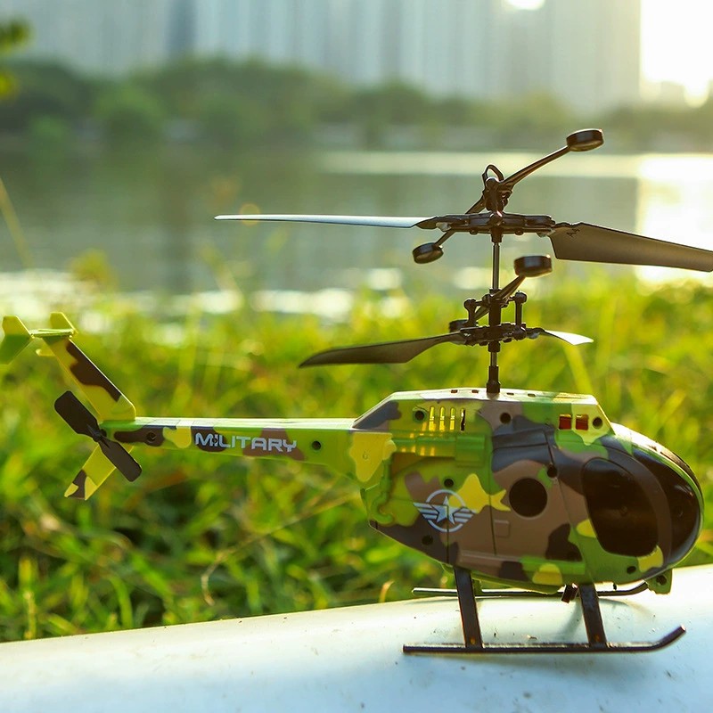 Rescue Helicopter Army Green