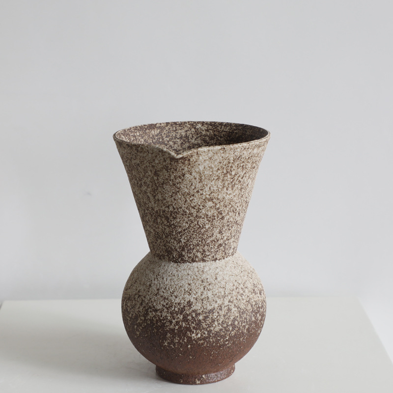 Handmade pottery ceramic vase vintage stoneware (type b big