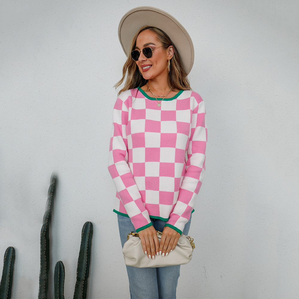 Winter Crew Neck Knitted Sweater