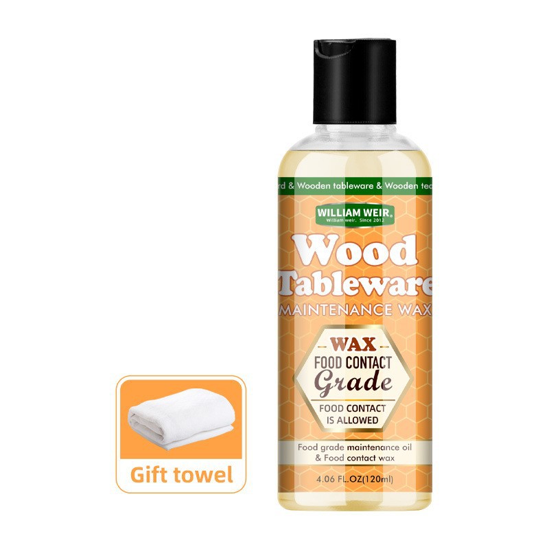 Wooden Food Grade Nursing Tableware Maintenance