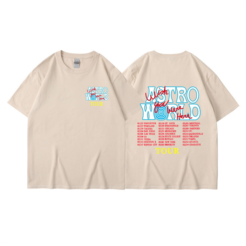 Men's Fashion Printed Round Neck Short Sleeve Top