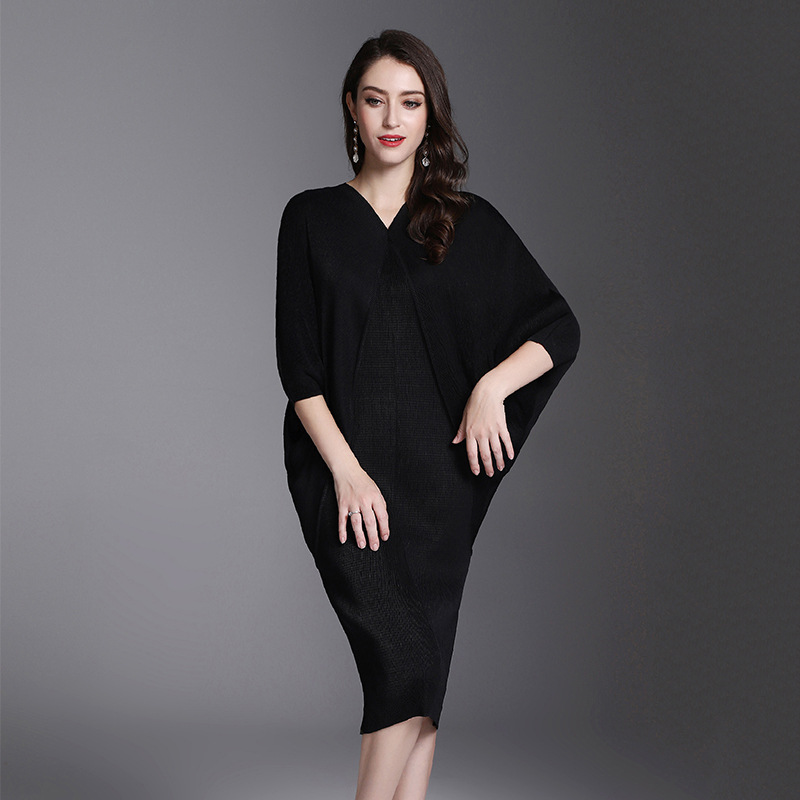 Women's Fashion Personalized Batwing Sleeve Dress