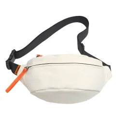 Casual Crossbody Sports Lightweight Leather Belt Bag - White - View 1