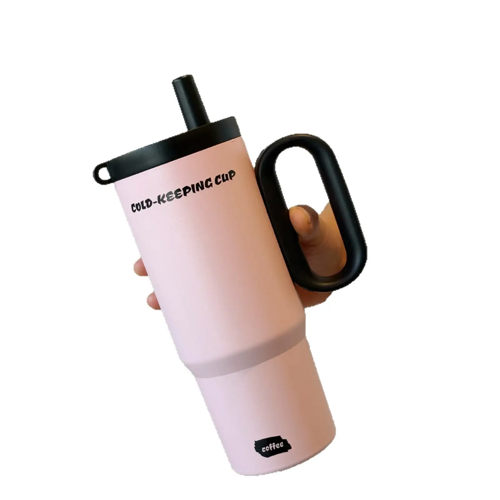 Portable Handle-equipped Cold-water Cup For The Car