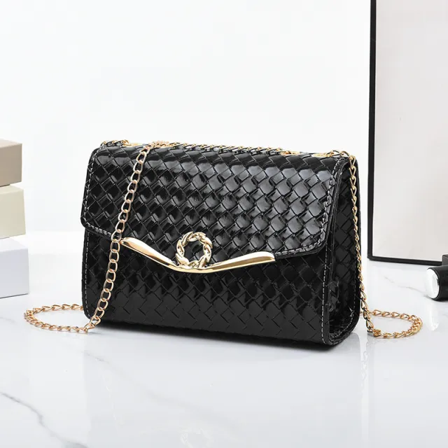 Chain Shoulder Messenger Women's Bag Black - Shop at LoveMi