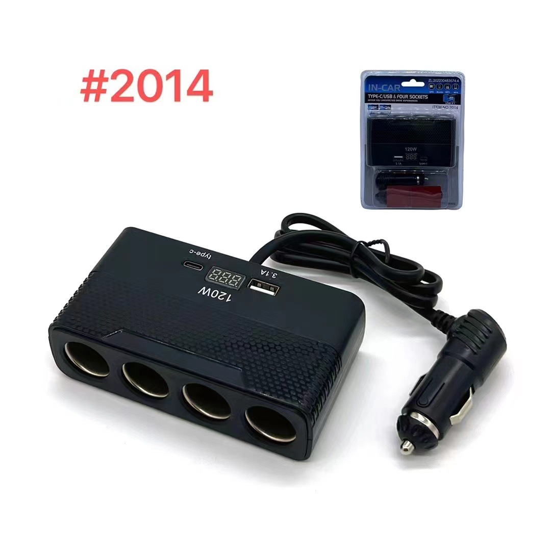 Title 3, High-Power Car One-Three Converter Charger Fast...