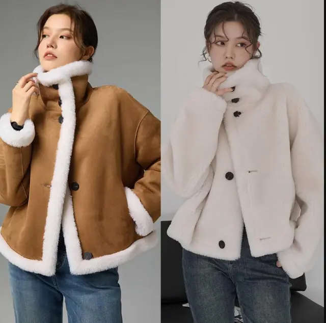 Double sided Autumn And Winter Thickened Plus Velvet New Coat Short - Shop at LoveMi