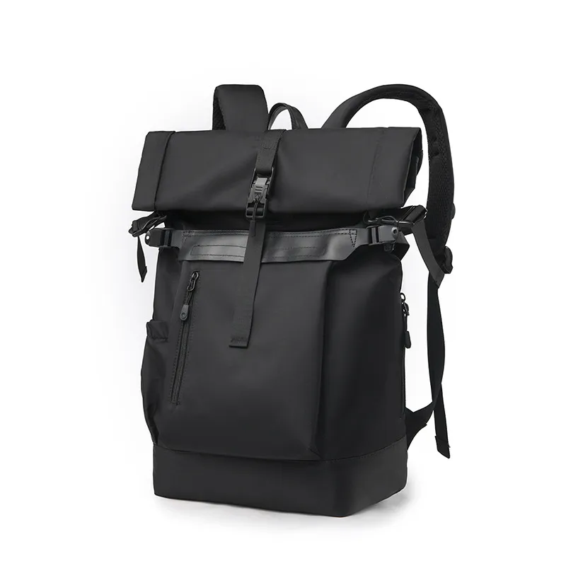 Men's Multi-functional Outdoor Travel Business Backpack - Black