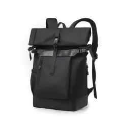 Men's Multi-functional Outdoor Travel Business Backpack - Black - View 1