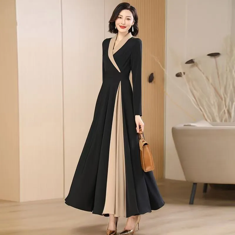 Large Swing Slimming Long Elegant Chic Beautiful Dress