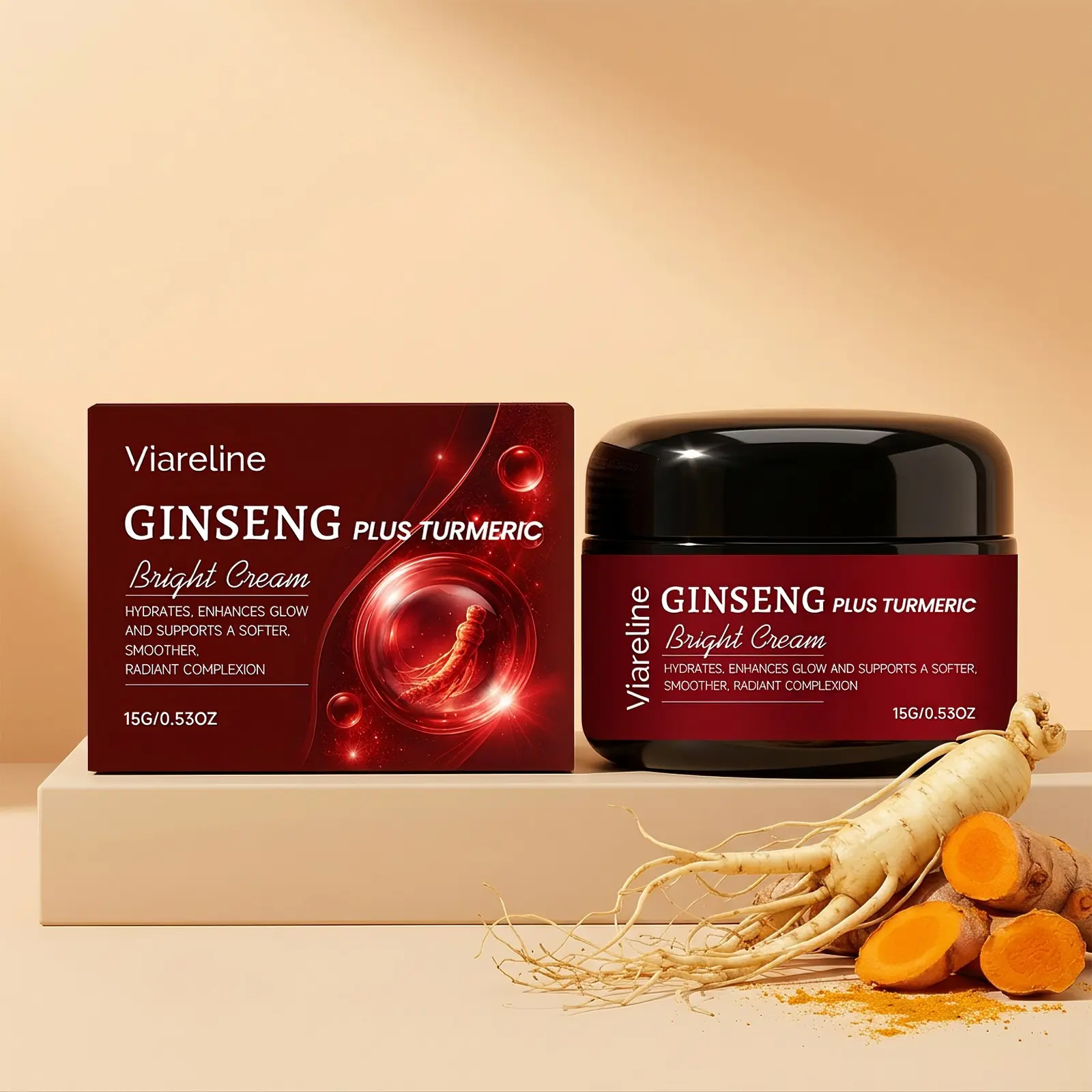 Ginseng And Turmeric Brightening Moisturizing Cleansing Face