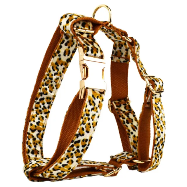 Dog Leash Pet Leopard Print Collar Dog Vest - Shop at LoveMi
