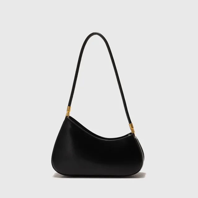 High end Retro Commuter Underarm Bag Women's Niche High grade Handbag Black - Shop at LoveMi