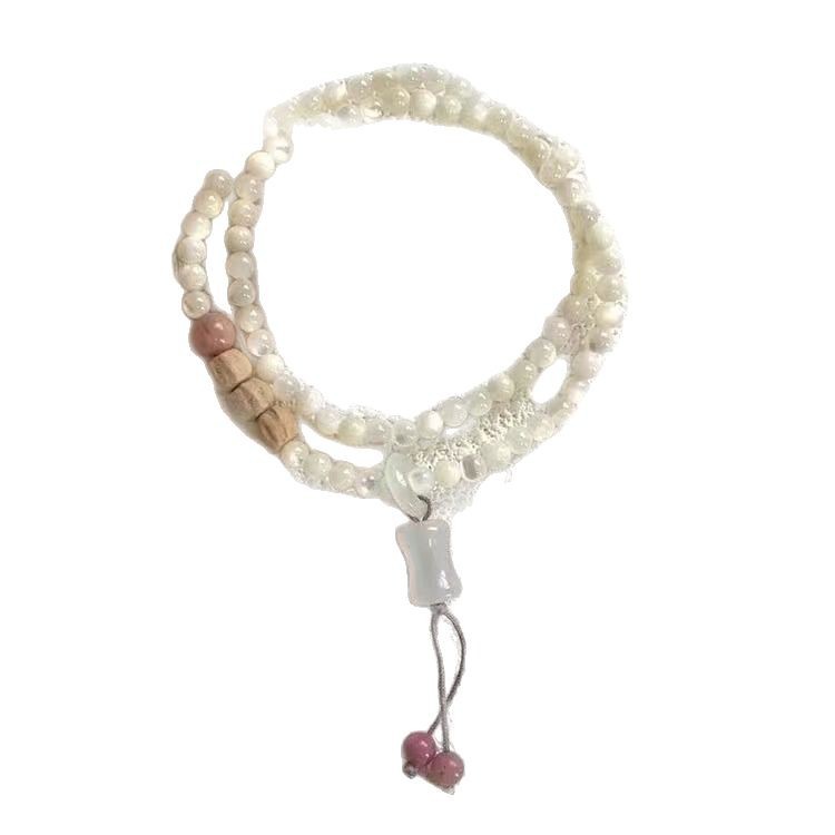 Women's All-Match Casual Tian Shan Emerald Beaded Bracelet