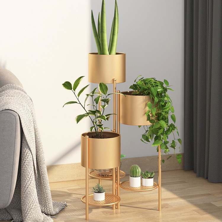 Nordic-style Multi-tier Pothos Flower Stand Indoor Living Room Succulent And Green Plant Shelf