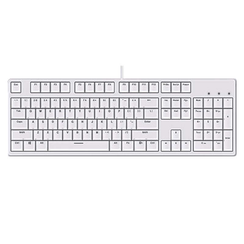 Two-color Keyboard Wired Office Green Black Tea Red Axis Hot Plug Computer - Image 1