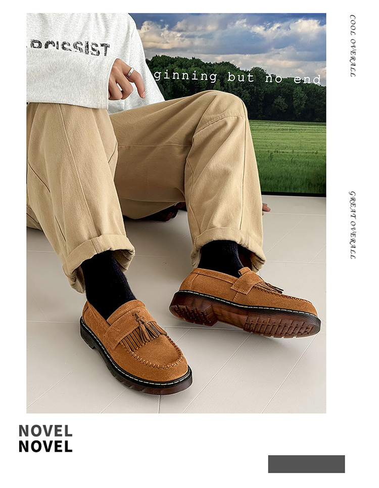 Title 6, Fur Platform Woven Tassel Men