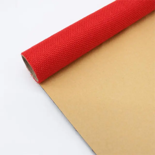 Self adhesive Back Adhesive Linen Background Book Album Gift Box Packaging Wall Cloth Binding Counter Cloth Not Dry Red - Shop at LoveMi