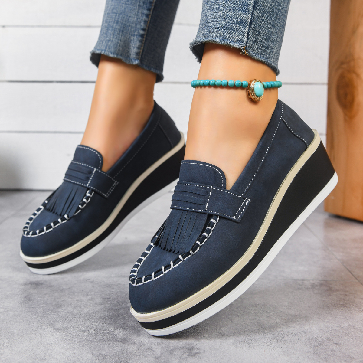 Wedge Heel Loafers, picture 4 of 4