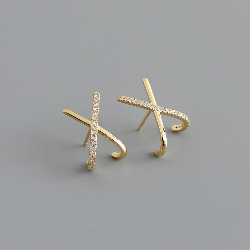S925 Silver Stud Earrings Popular For Women