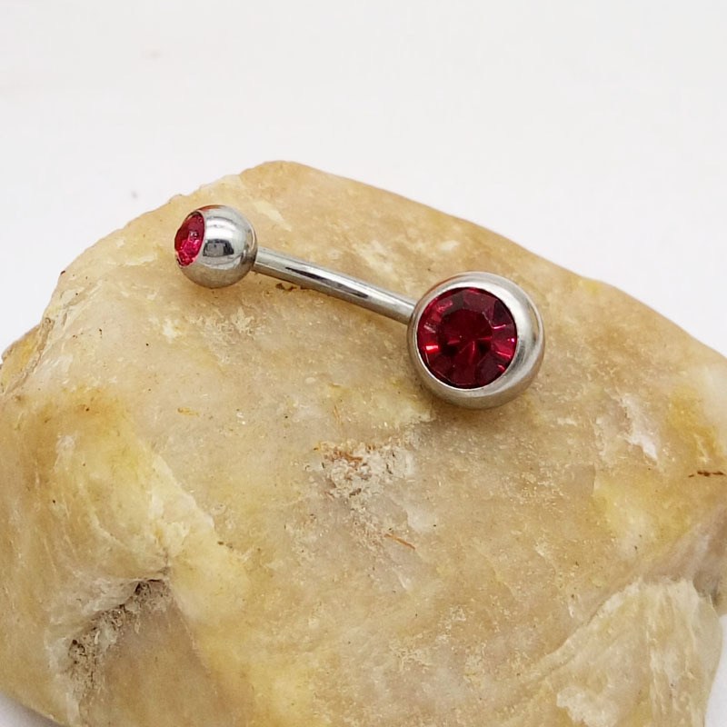 Прокол, гипоаллергенная титановая сталь, пряжка для пупка, гвоздь для живота