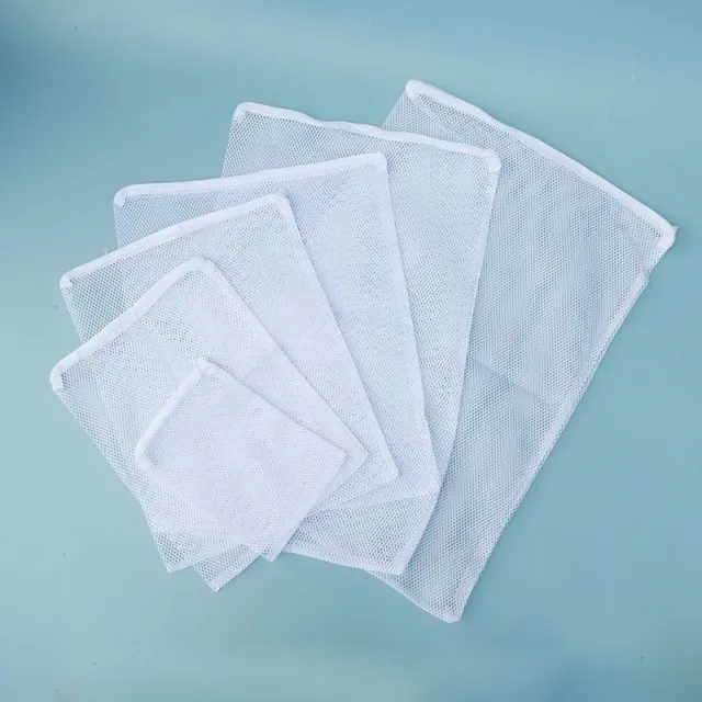 Packing Bag Aquarium Fish Tank Filter Angle Material Bacterium Cultivation Zipper Net White - Shop at LoveMi