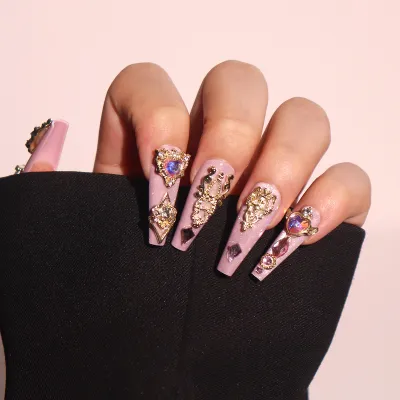 European And American Ins Style Nail Stickers Hand Wear Fake Nails Nail Sticker