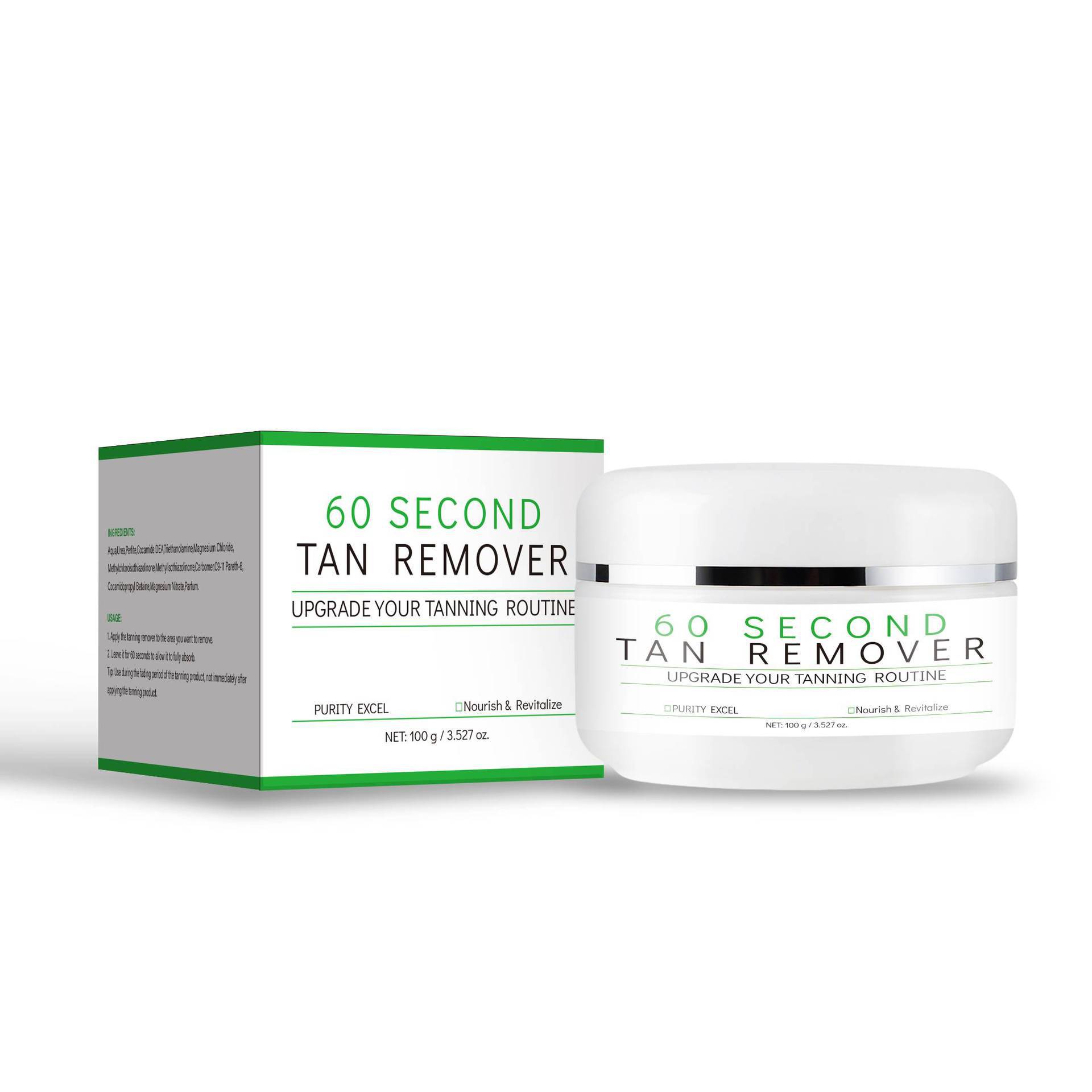 Remove Beauty Cream Neutral Package 60 SECOND TAN REMOVER