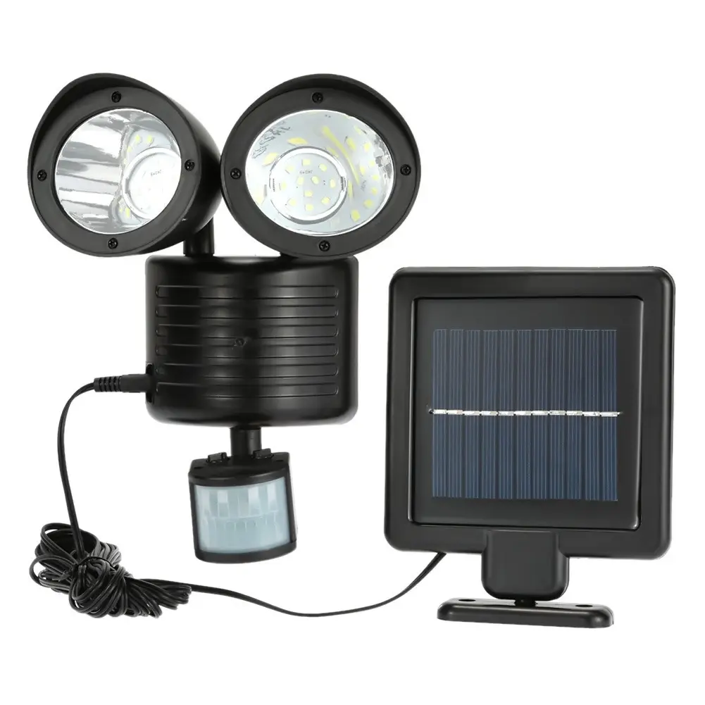 Double-headed Outdoor Waterproof 22LED Solar Human Body