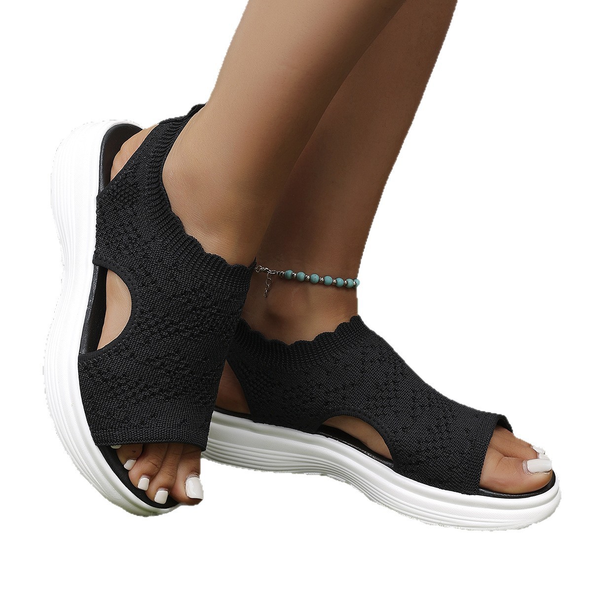 Flyknit Slip-On Sandals, picture 2 of 7