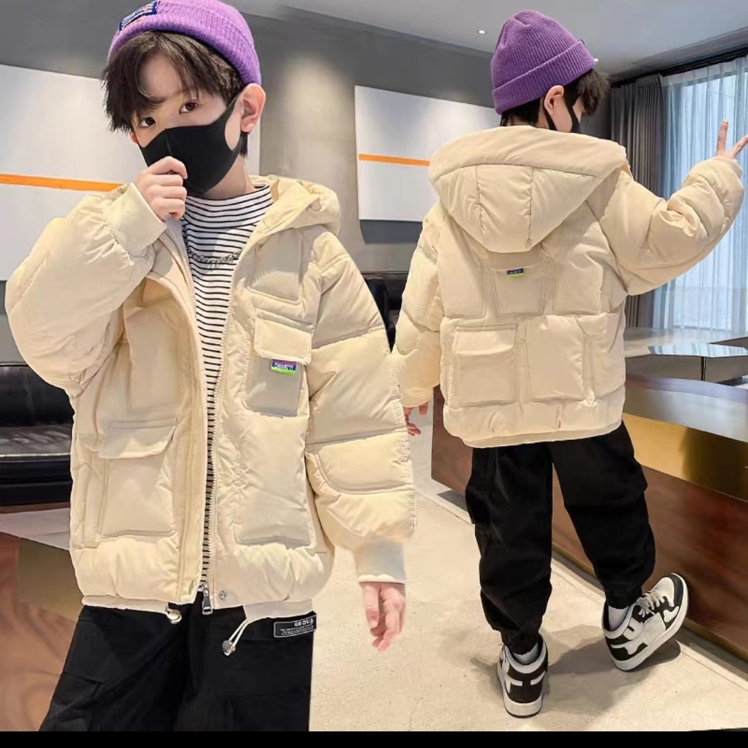 Children’s Down And Wadded Jacket Thick Cotton Coat Jacket