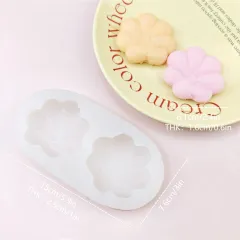 Creative Replica Bread Silicone Fondant Cake Decoration Tool DIY Handmade Pinch Mould - Double Shell Mould - View 1