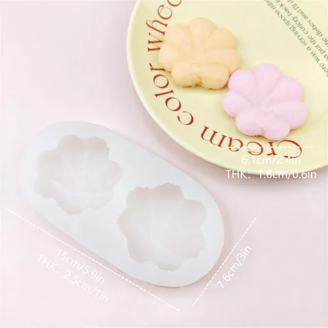 Creative Replica Bread Silicone Fondant Cake Decoration Tool DIY Handmade Pinch Mold Double Shell Mould - Shop at LoveMi